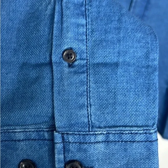 NEW Como Man 100% Cotton Button Down NWT - Picture 2 of 4